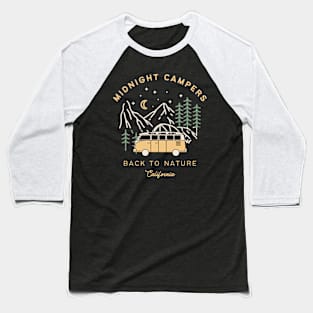 Camping Baseball T-Shirt